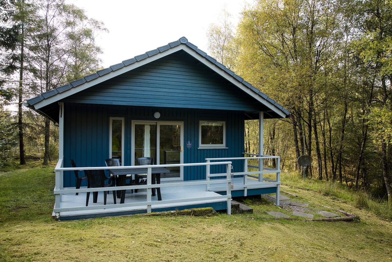 Chalet für 4 Personen mit Balkon in Stirling und Umgebung