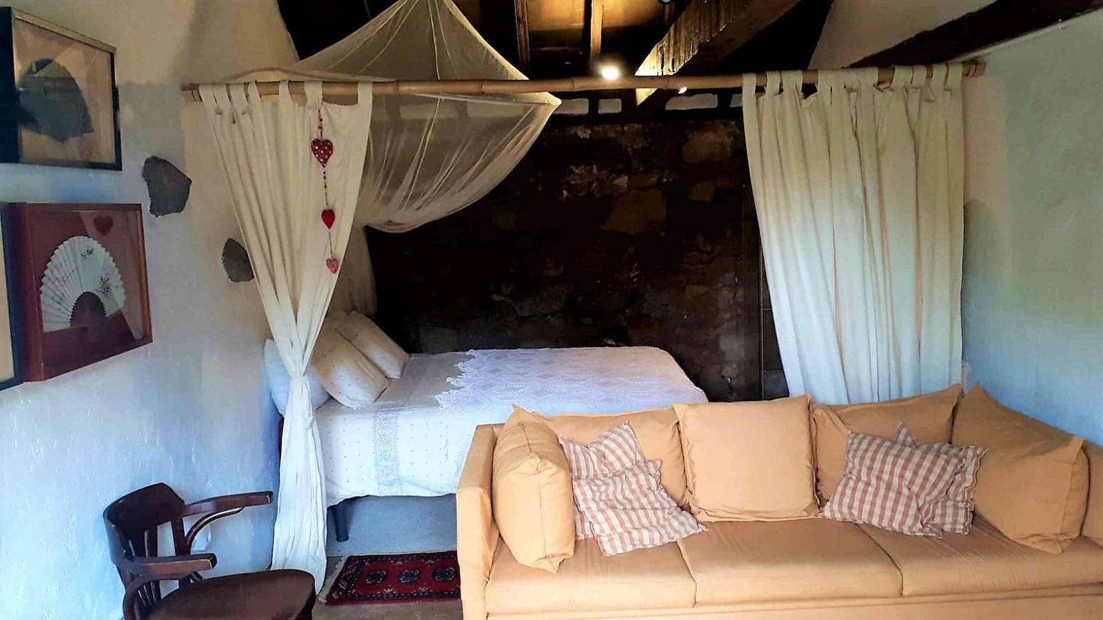 Chambre « Cuarto De La Pérgola » avec vue montagne, piscine partagée et Wi-Fi in Breña Alta, La Palma Sud