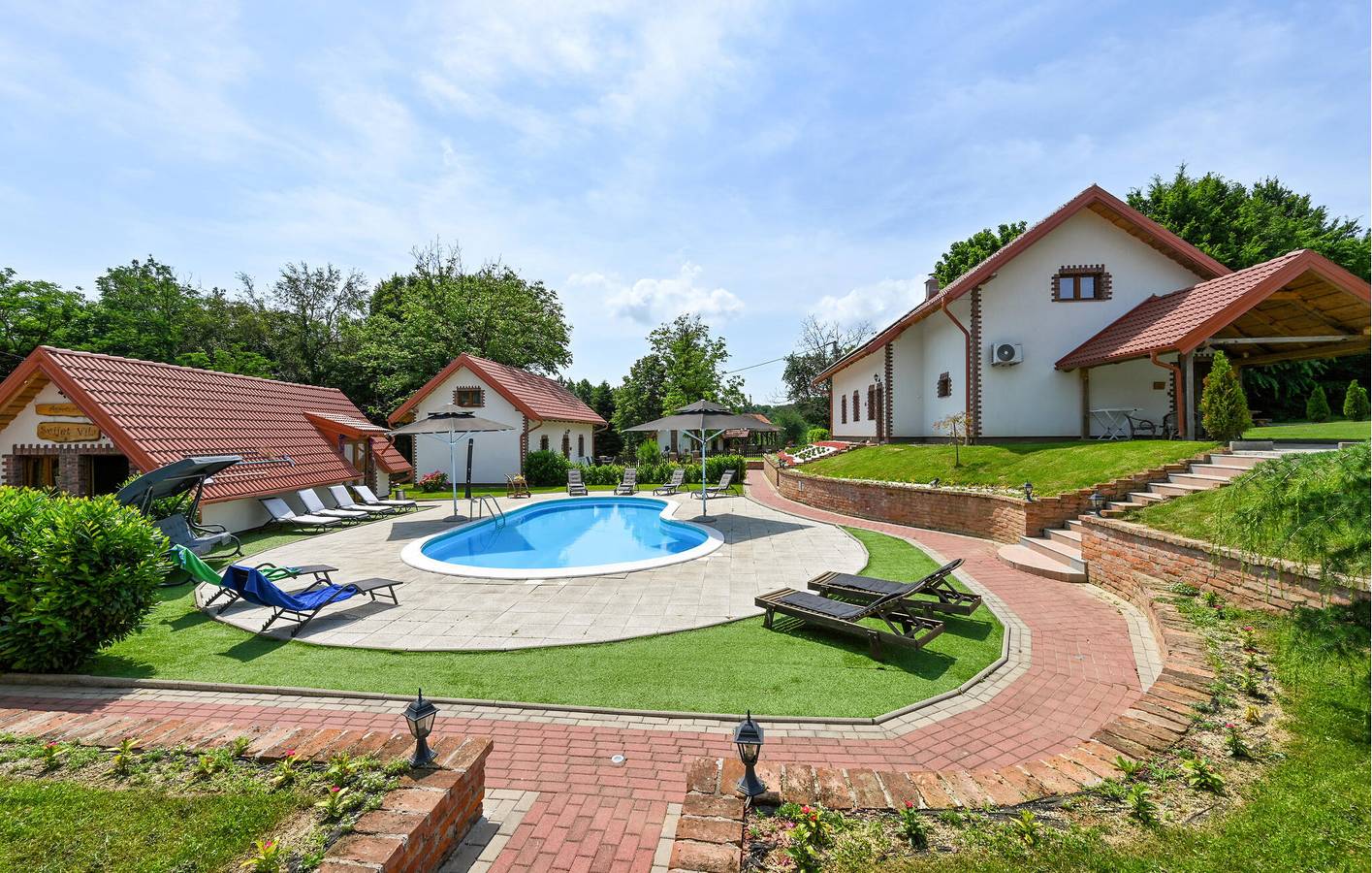 Ferienhaus für 20 Personen mit Ausblick in Varazdin