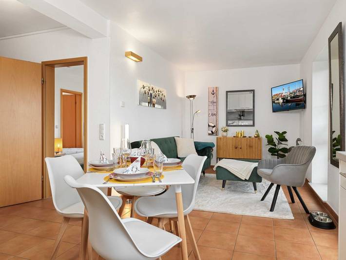 Ferienwohnung für 4 Personen, mit Balkon und Ausblick in Gollwitz - 3