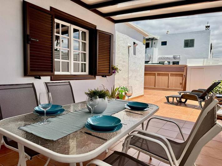 Chalet para 4 personas, con jardín y terraza en Playa Honda