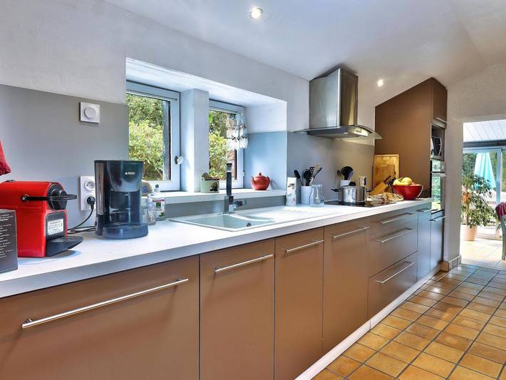 Inviting holiday home in Huelgoat with terrace in Huelgoat, Châteaulin und Umgebung