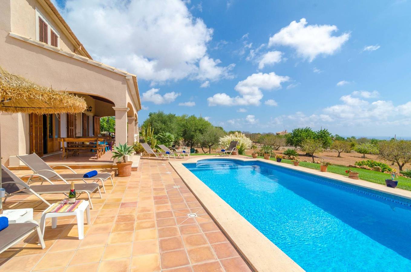 Can Marines - Villa with private pool in Calonge - Santanyí. Free Wifi in Cala d'Or, Santanyí