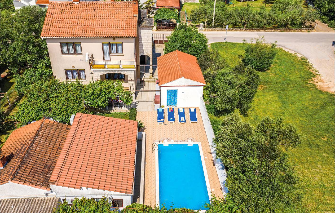 Ferienhaus für 10 Personen mit Terrasse in Stinjan, Südküste Istrien
