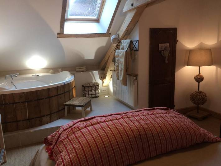 Chambre d’hôte pour 4 personnes, avec jacuzzi et jardin ainsi que piscine et terrasse dans l' Aisne - 3