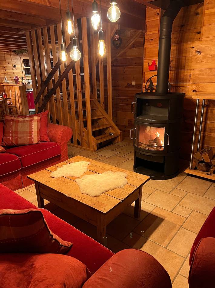 Chalet "Mariouchka" avec vue sur les montagnes, terrasse privée et Wi-Fi in Villard-Reculas, Parc national des Écrins