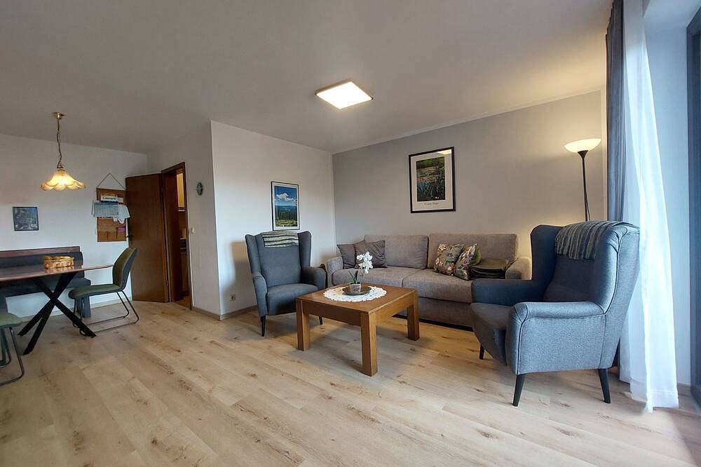 Ganze Wohnung, Fewo mit malerischem Bergblick im Bayerischen Wald - Whg. 24, 2.Og, 2 Zi., in Bischofsmais, Ostbayern