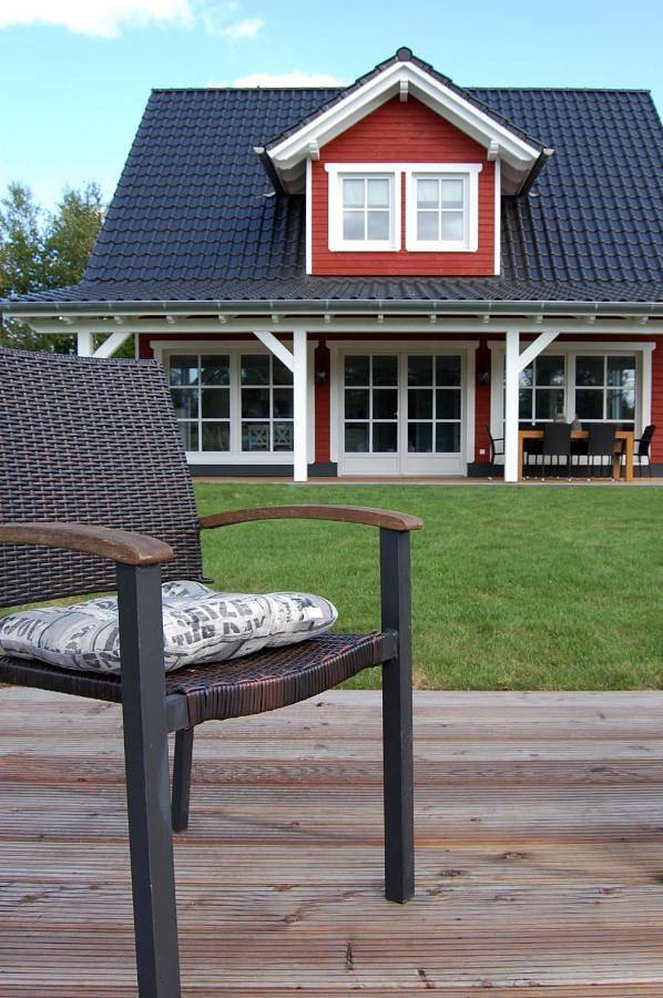 Ferienhaus für 6 Personen, mit Terrasse und Ausblick sowie Sauna, mit Haustier in Twist