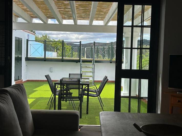 Casa rural para 6 personas, con Terraza además de Piscina y Vistas en Alosno - 3