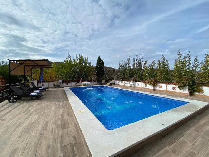 Casa rural para 10 personas, con piscina además de jardín y vistas en Villamena - 3