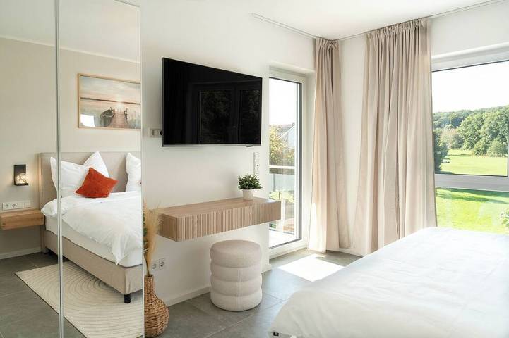 Ganze Wohnung, Privates Wellness-Apartment Bostalsee mit Sauna, Whirlpool & Terrasse in Nohfelden, Saar-Nahe-Bergland