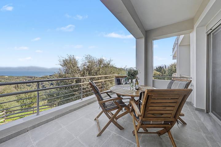 Villa für 6 Personen, mit Balkon und Garten auf Korfu