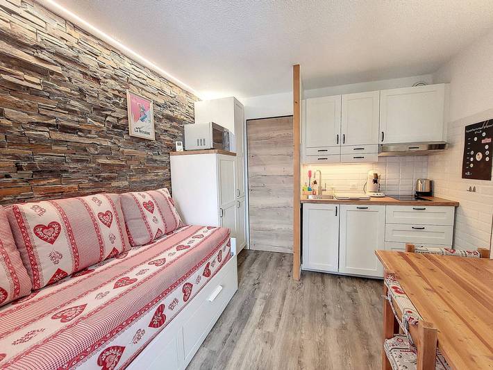 Chalet pour 6 personnes, avec balcon dans La Rosière