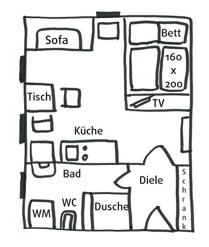 Gîte pour 2 personnes, avec jardin et vue à Cologne - 3