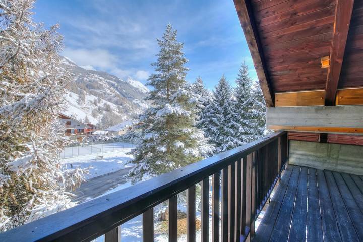 Ferienwohnung für 5 Personen, mit Balkon und Kinderpool in Pragelato