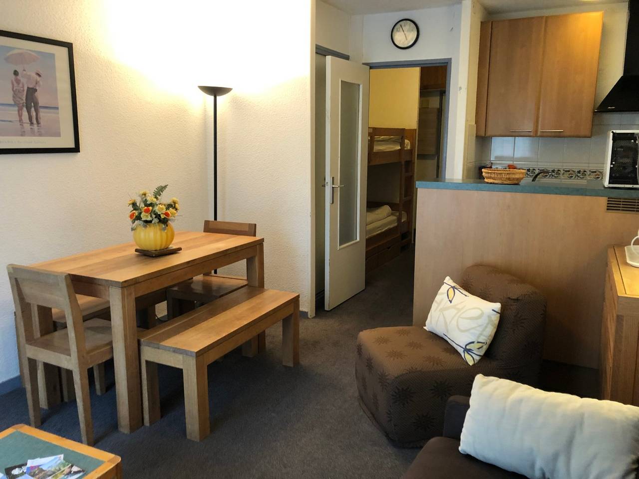 Entire studio, Comfort studio in Gourette for 4, pets allowed in Gourette, Eaux-Bonnes