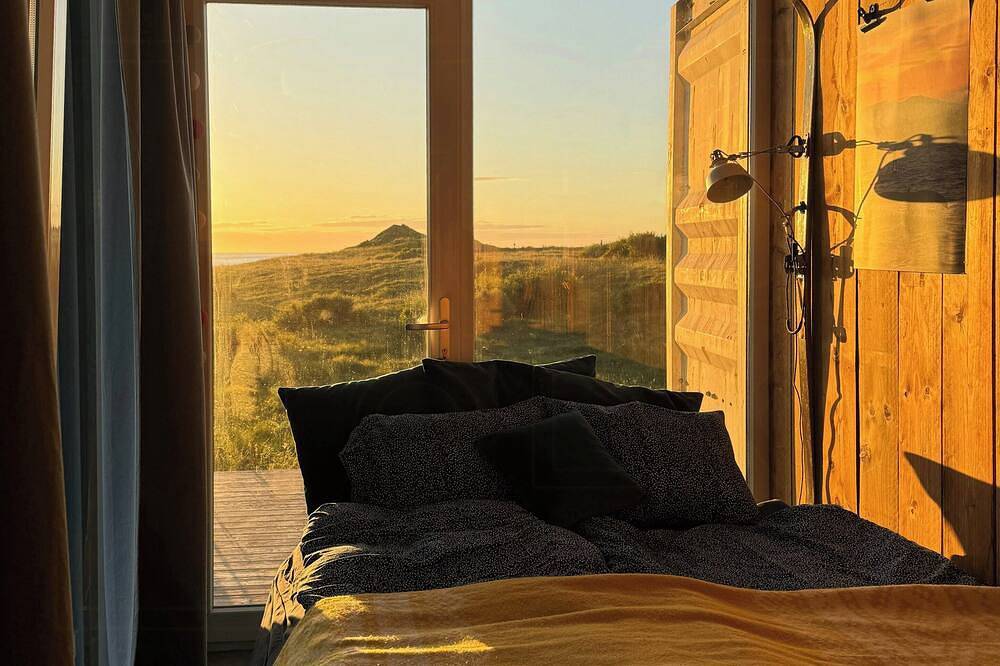 Einzigartige kleine Hütte mit Sauna und Aussicht auf den Lofoten in Flakstad