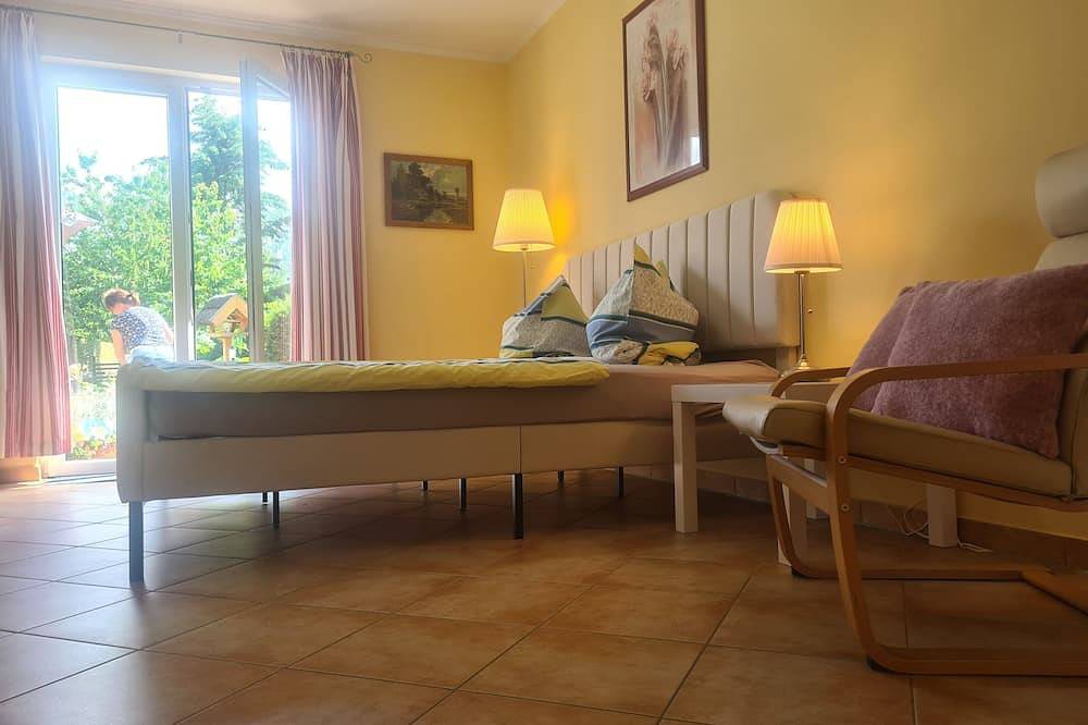 1-Raum-Ferienwohnung (max 2 Pers, 45m²) mit Gartenterrasse - Fewo am in Gersdorf, Biendorf