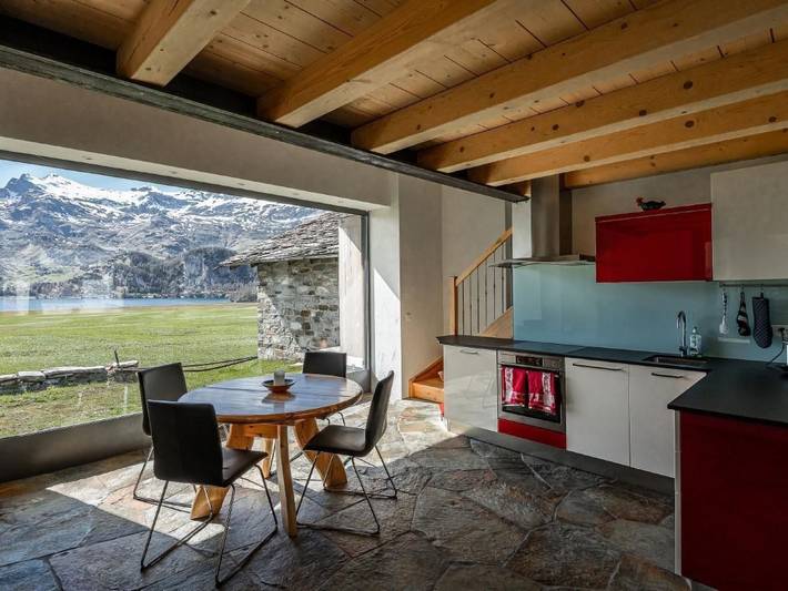 Chalet für 4 Personen, mit Garten und Terrasse, mit Haustier im Engadin - 3