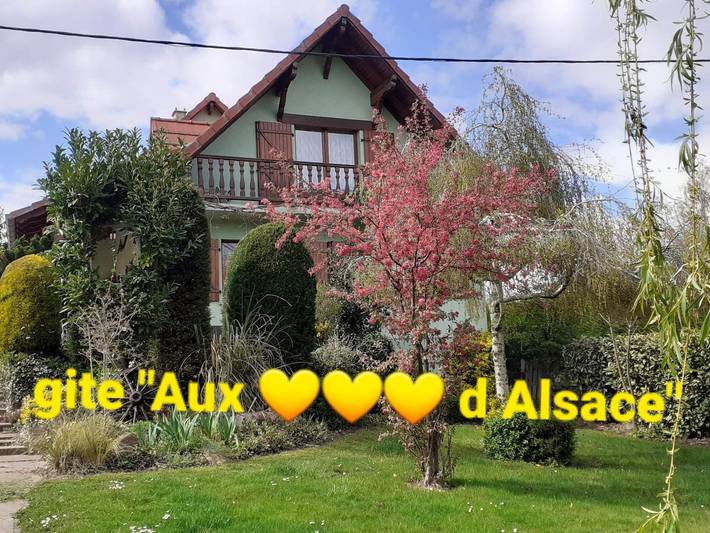 Gîte pour 8 personnes, avec jardin et balcon