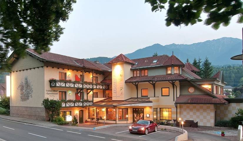 Ferienwohnung für 3 Personen, mit Balkon und Terrasse sowie Garten und Sauna am Faaker See