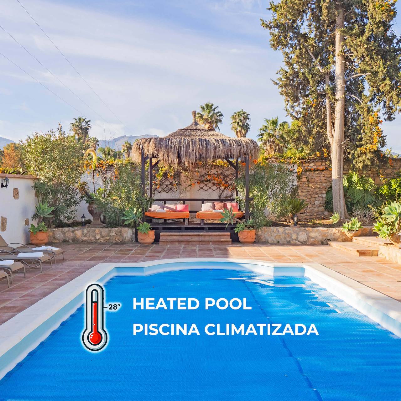 Cubo's Villa Bellavista La Jona & Heated Pool in Alhaurín de la Torre, Costa del Sol