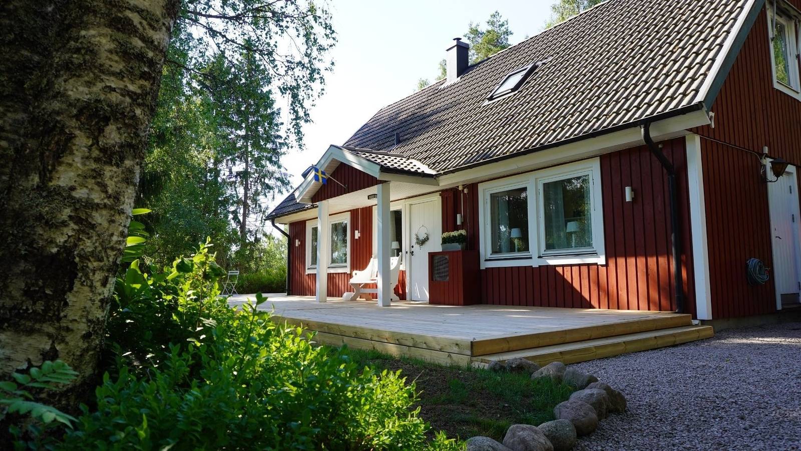 Landhaus Måsberget in Kristinehamn, Vänern