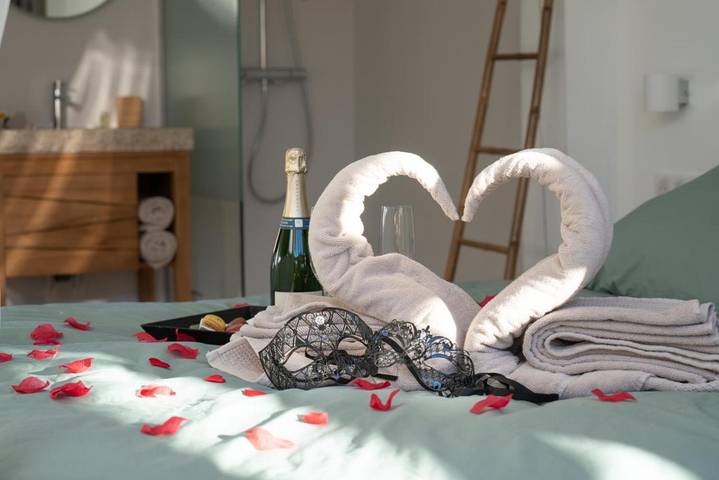 Gîte pour 2 personnes, avec jacuzzi ainsi que piscine et jardin à Velaux - 2