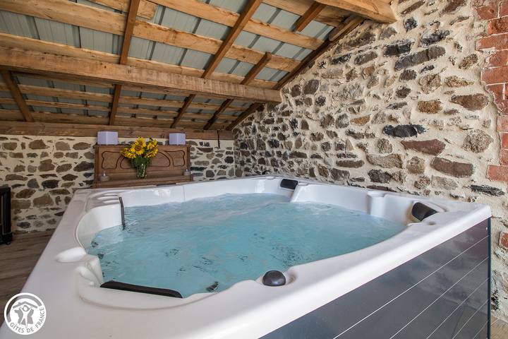 Gîte pour 6 personnes, avec sauna ainsi que jacuzzi et jardin à Montaigut-le-Blanc - 3