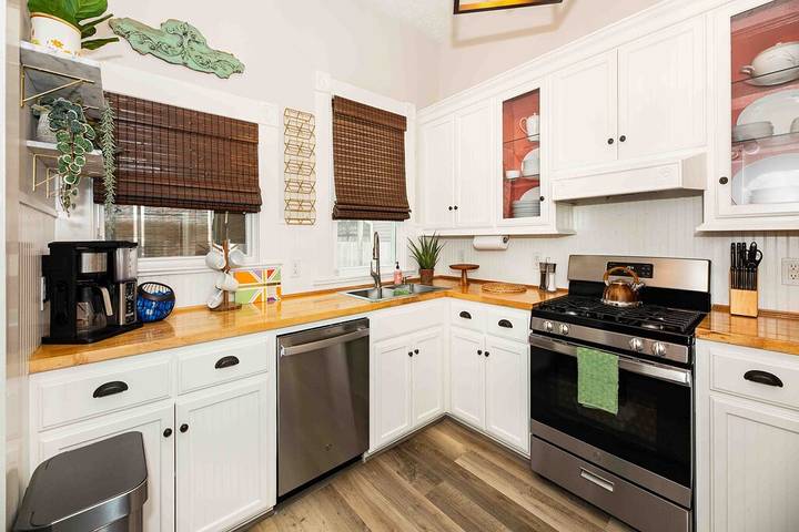 Bungalow für 6 Personen, mit Garten und Whirlpool sowie Terrasse in Texas