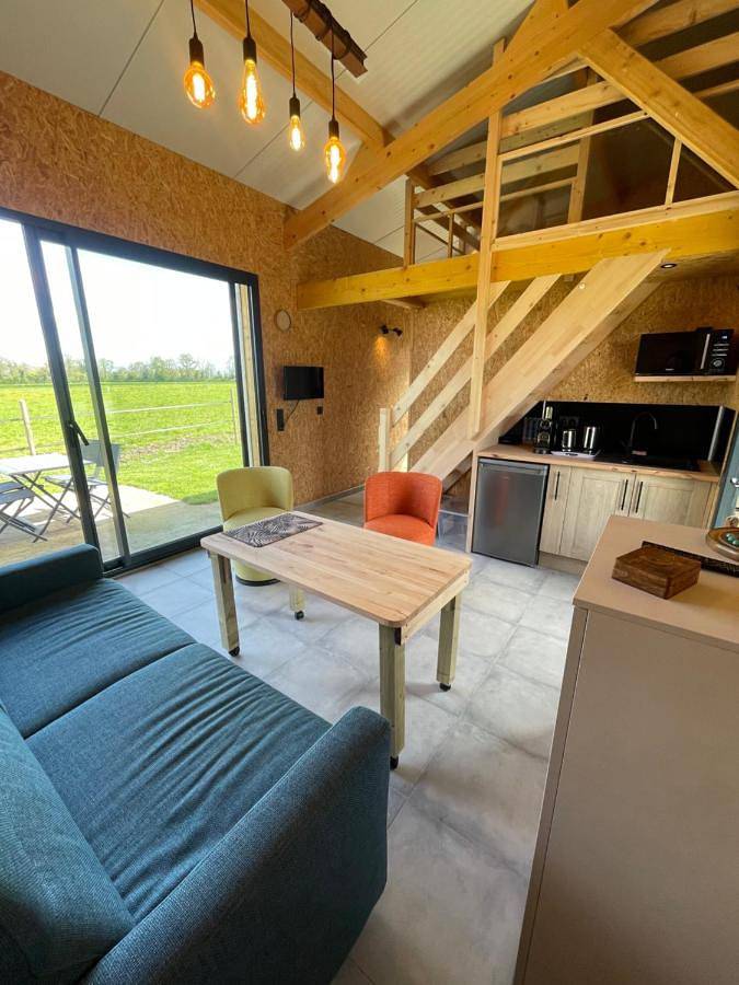 Gîte pour 4 personnes, avec terrasse ainsi que jardin et vue à Ryes - 3