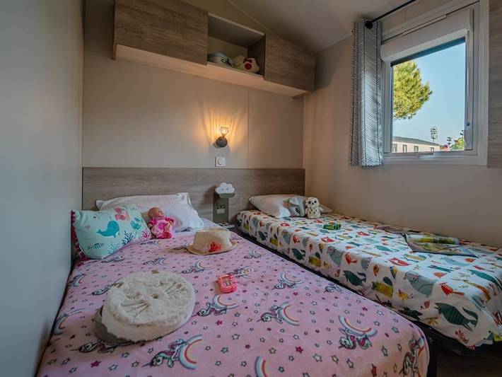 Camping  l'Océan  - Mobilheim 5 personen - Authentik in Brem-sur-Mer, Loire-Tal