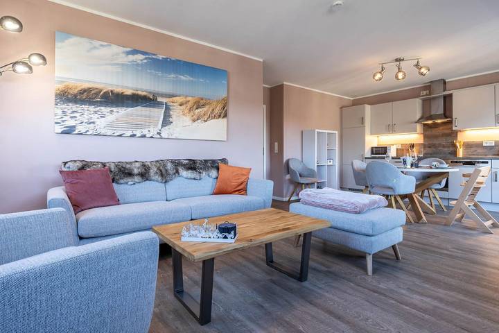 Ferienwohnung für 4 Personen, mit Balkon und Sauna