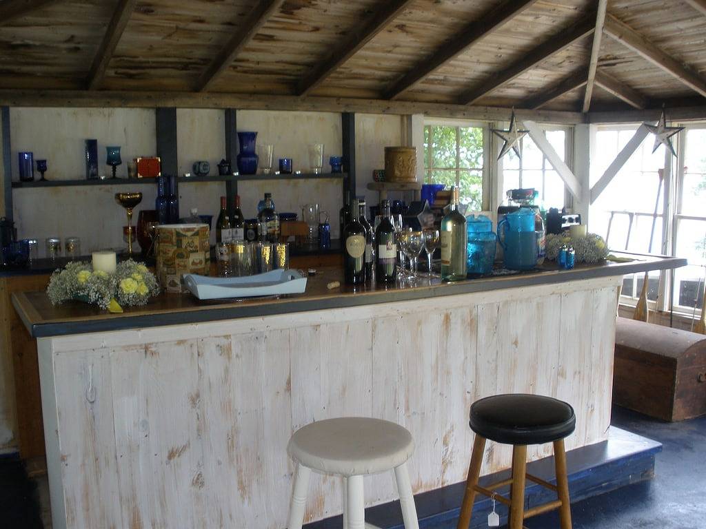 Charming 18. Jahrhundert Ferienhaus mit eigenem Strand am Scargo Lake in der Nähe Bucht in Mayflower Beach, Dennis