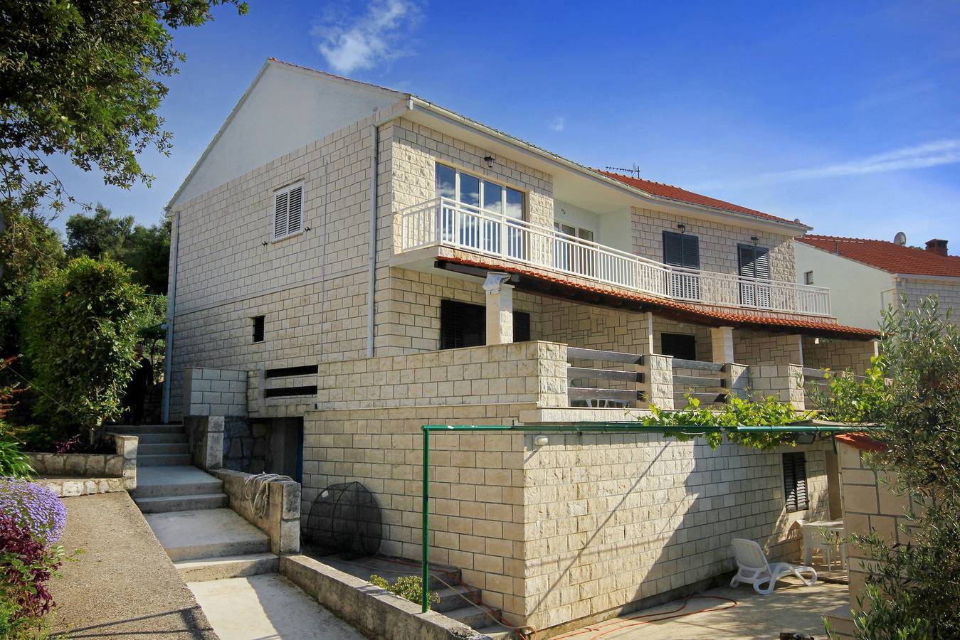 Ganze Wohnung, 1-Zimmer-Ferienwohnung am Strand Tri Zala (Korcula) A-174-a in Zrnovska Banja, Korcula