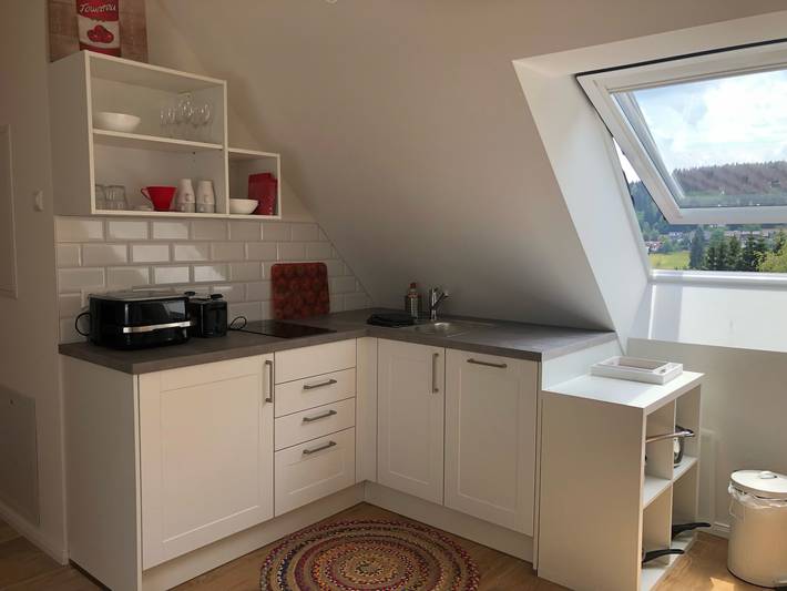 Apartamento estúdio para 2 pessoas, com Jardim e Sauna na Alemanha