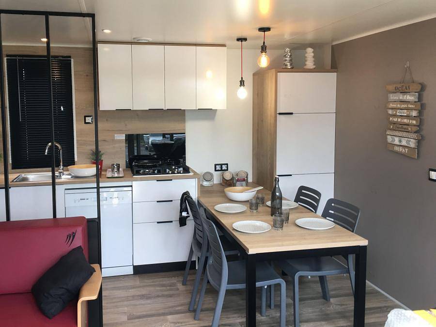 Lodges de Blois Chambord - Mobilheim 6 personen - Premium Cottage Am Ufer Eines Teichs in Mont-près-Chambord, Sologne