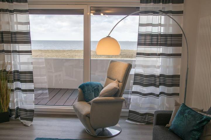 Ferienwohnung für 4 Personen, mit Balkon, mit Haustier in Sahlenburg Strand