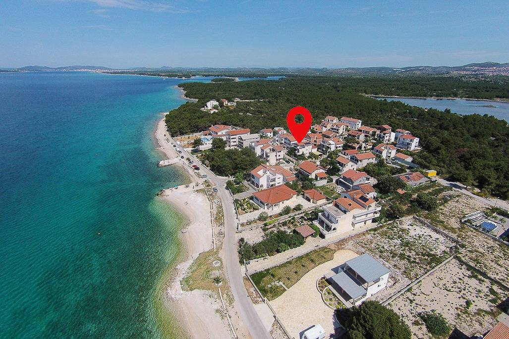 Ganze Wohnung, Studio Appartement mit Balkon und Meerblick Zablace, Sibenik As-25841-a in Sibenik, Šibenik-Knin