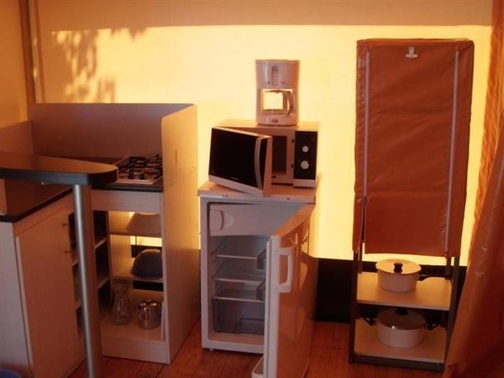 Camping l'Hermitage - Bungalow de lona 5 personas - Bungalow de lona (sin instalaciones sanitarias) in Guémené-Penfao, Châteaubriant y alrededores