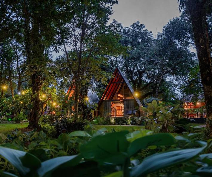 Camping pour 3 personnes, avec jacuzzi ainsi que jardin et piscine dans le Sud (Brésil)