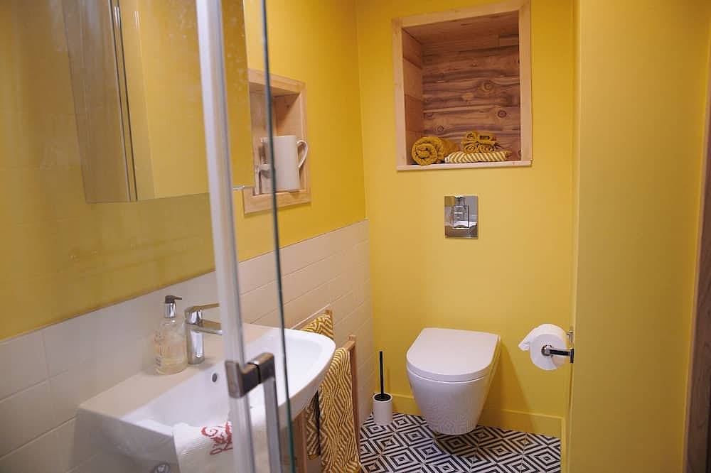 Former cowshed at the foot of Mont Colombier in Les Bauges at 920m in Aillon-le-Vieux, Chambéry region