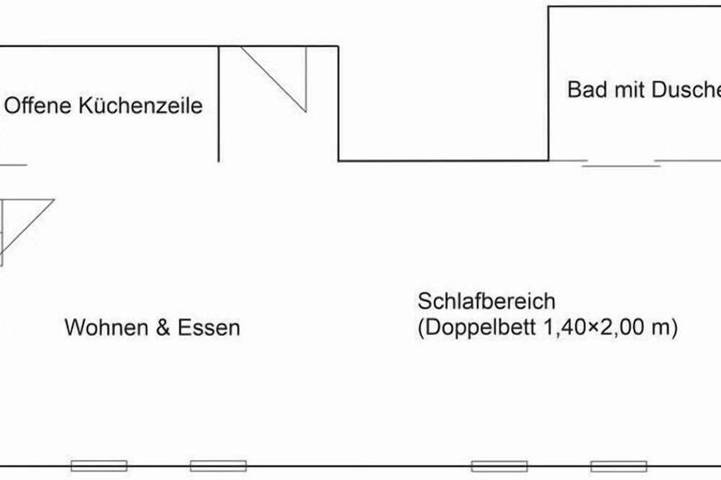 Ferienwohnung für 2 Personen, mit Garten in Priepert - 4