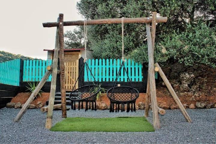 Camping für 2 Personen, mit Terrasse und Garten sowie Pool und Ausblick in Kastilien-La Mancha - 2
