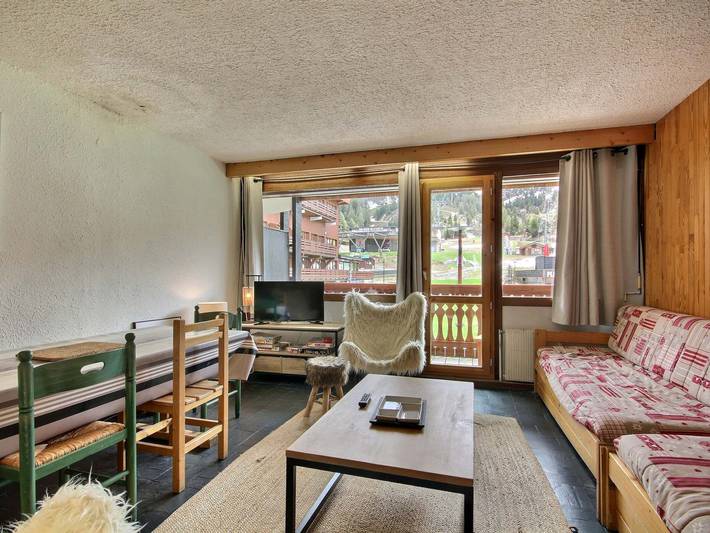 Gîte pour 6 personnes, avec Balcon dans Plagne Centre