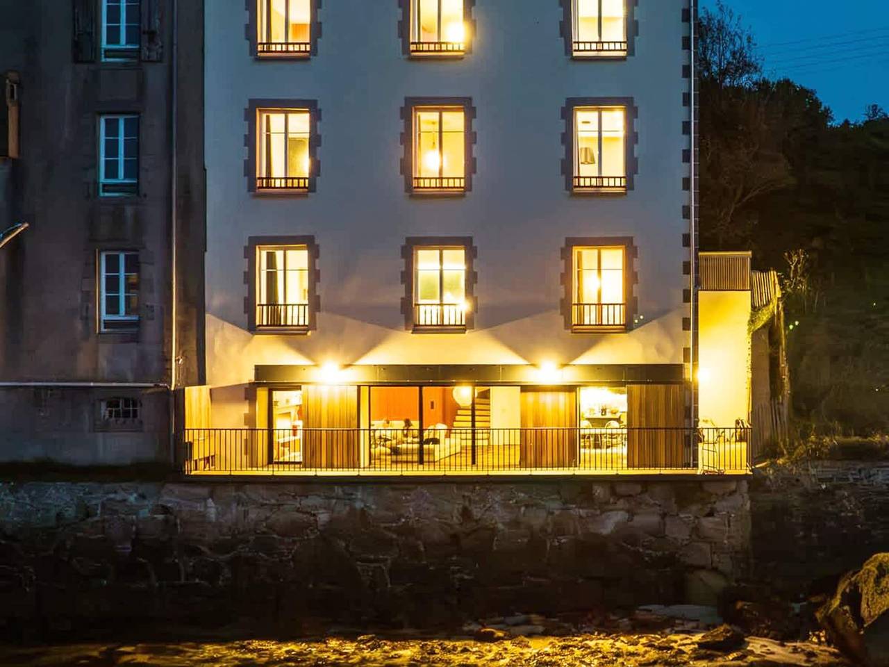 Appartement entier, Magnifique appartement avec vue sur mer sur l'île de Stagadon in Landéda, Région de Brest