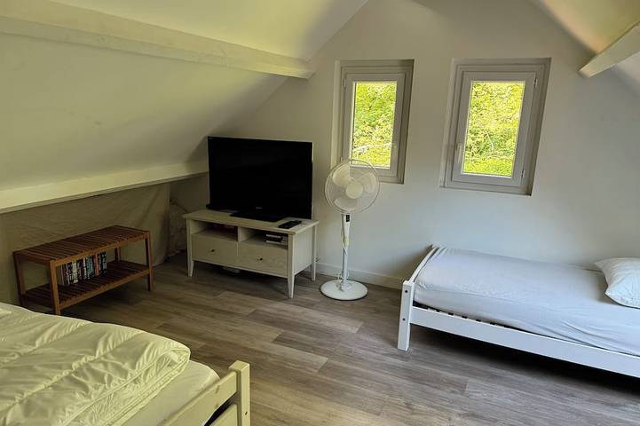 Location de vacances pour 7 personnes, avec jardin ainsi que jacuzzi et terrasse à La Chapelle-sur-Erdre - 4