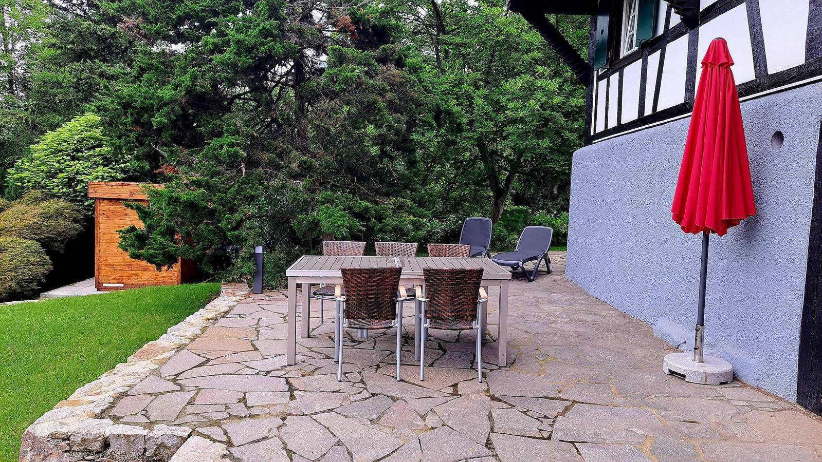 Ganze Wohnung, Apartment 'Fewo Kupferschmid' mit Bergblick, Gemeinschaftsgarten und Wlan in Sasbachwalden, Mittlerer Schwarzwald