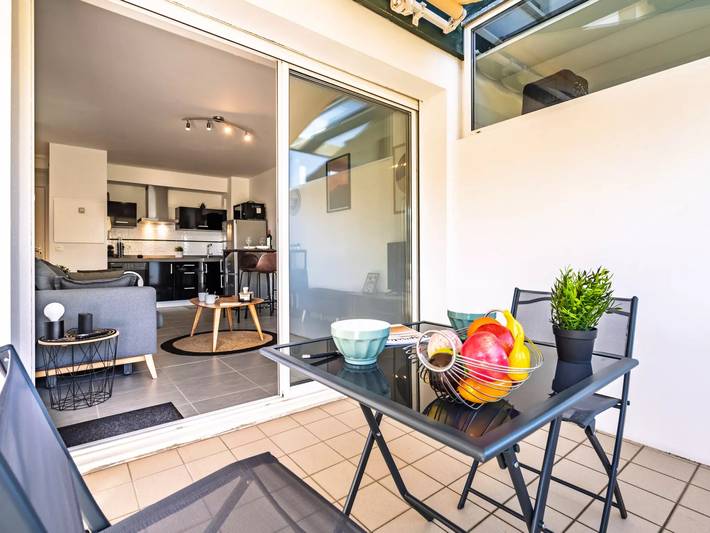 Gîte pour 2 personnes, avec terrasse dans Plage d'Erretegia - 4