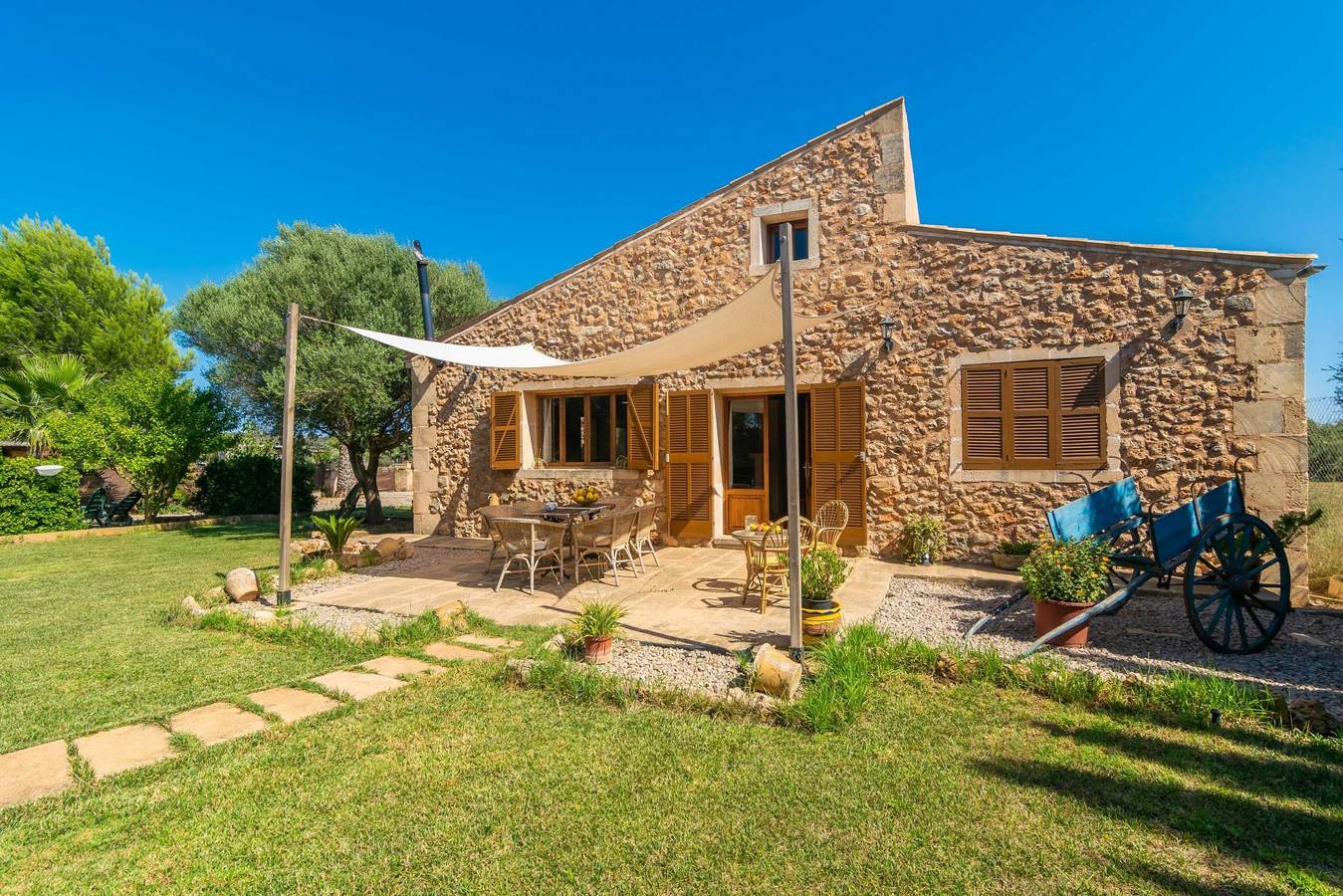 Vakantiehuis voor 2 personen met terras in Campos, Zuid-Mallorca